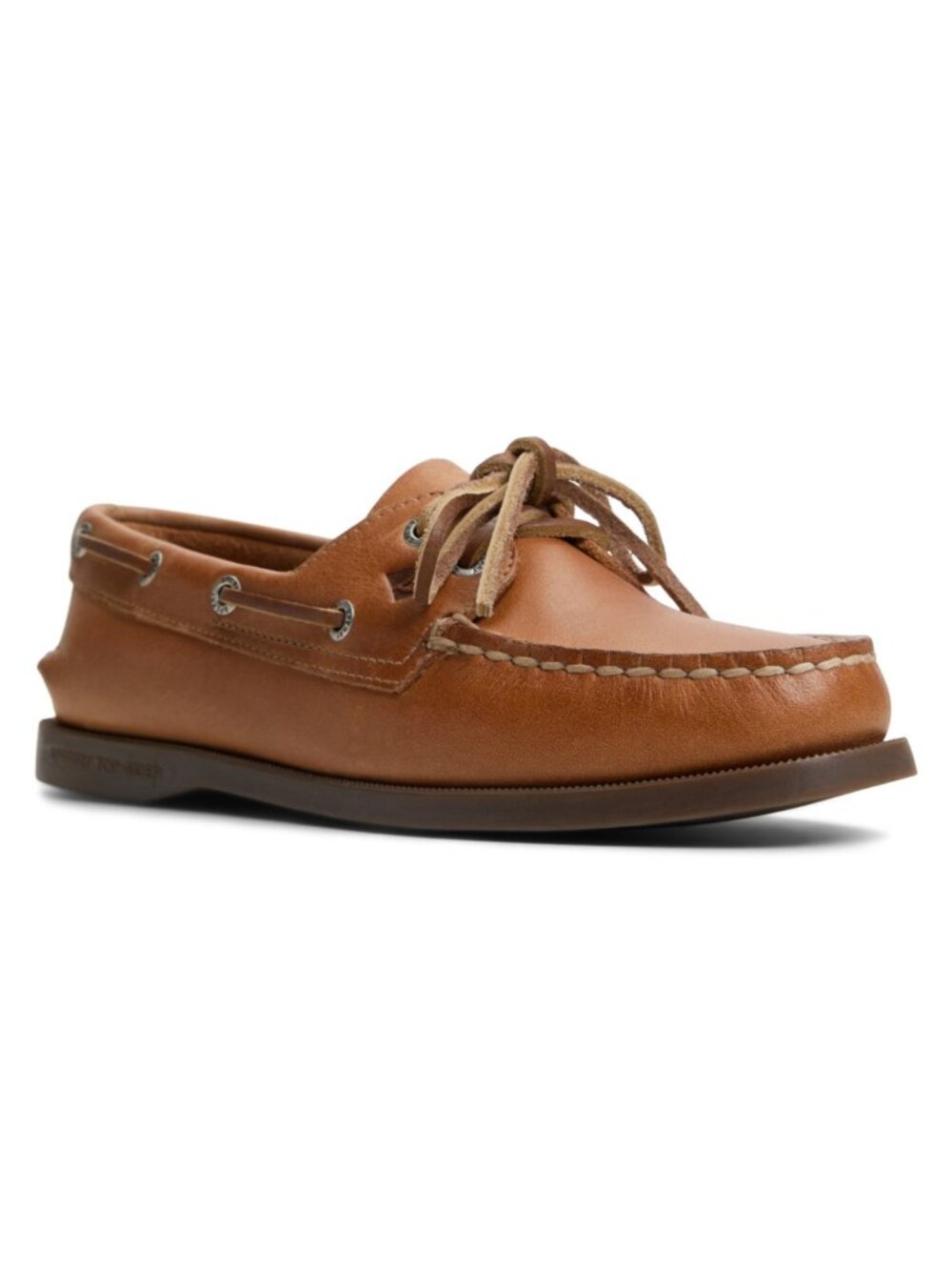 Sperry Authentic Original 2-Eye Leather Boat Shoes Nutmeg Light Size 11 NWT